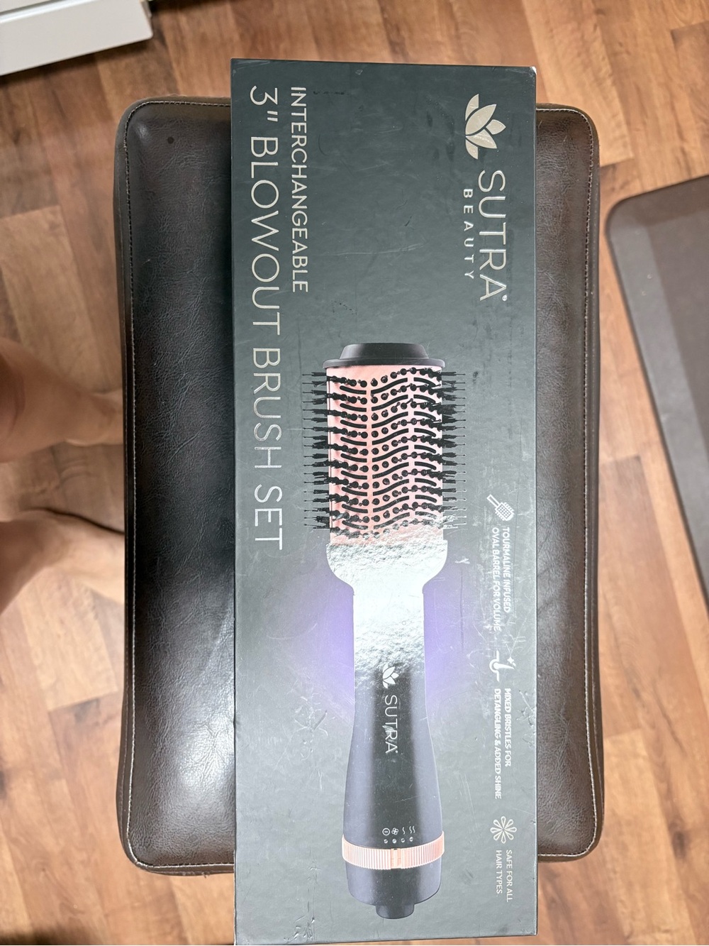 Sutra Beauty 3" Interchangeable Blowout Brush Set - Pink and Black